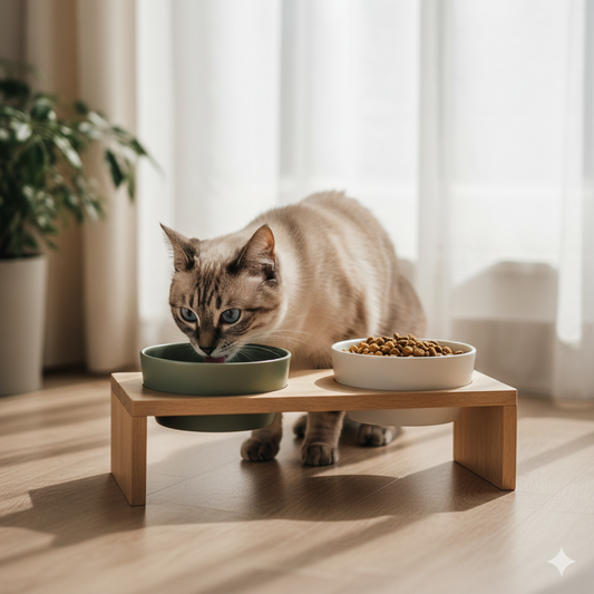 Design et Digestion : Pourquoi Adopter des Gamelles Surélevées et Élégantes ?